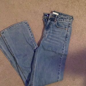 H&M blue flare jeans